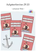 Vorschau - Spiele - Aufgabenfamilien ZR 20 : schwarzer Peter (Freiarbeit, Umkehraufgabe, Tauschaufgabe) - Deckblatt