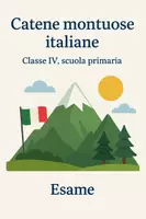 anteprima - Compiti in classe/Test - Catene montuose italiane - Pagina di copertina