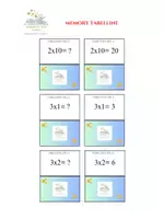 anteprima - Flashcard - Memory delle tabelline - Pagina 3