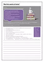 Vorschau - Arbeitsblätter - Homeschooling 'Corona Holidays' - My first week at home - Worksheet - Seite 1