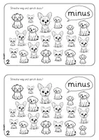 Vorschau - Arbeitsblätter - Miniheft, Minusaufgaben, Zahlenraum 5, Mathe, 1 Klasse - Seite 3