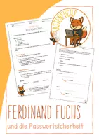 Vorschau - Arbeitsblätter - Ferdinand Fuchs und die Passwortsicherheit - Deckblatt