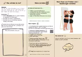 Vorschau - Arbeitsblätter - Essstörungen - Magersucht / Ess-Brech-Sucht / Binge-Eating - Seite 1