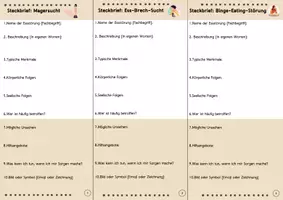 Vorschau - Arbeitsblätter - Essstörungen - Magersucht / Ess-Brech-Sucht / Binge-Eating - Seite 2