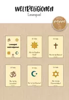 Vorschau - Spiele - Weltreligionen - Lesespiel (Kl. 3/4) - Deckblatt