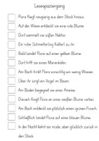 Vorschau - Arbeitsblätter - Lesespaziergang+Quiz Thema:Biene - Seite 2