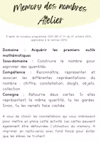 Aperçu - Apprentissages en autonomie - Memory des nombres jusque 10 - Page 1