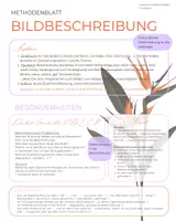 Vorschau - Arbeitsblätter - Methodenblatt Bildbeschreibung und Interpretation - Deckblatt
