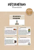 Vorschau - Merkblätter - Wissenskartei / Kirchenraum - Deckblatt