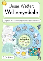 Vorschau - Arbeitsblätter - Wetter - Wettersymbole - Legekreis mit Arbeitsblättern (3./4. Klasse) - Deckblatt