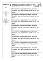 Vorschau - Arbeitsblätter - Herbstsätze. Abreißzettel zur Leseförderung - Seite 2