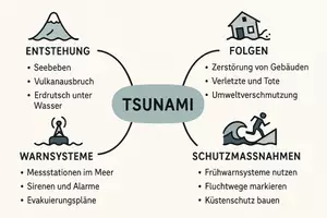 Vorschau - Arbeitsblätter - Arbeitsblatt "Tsunami" + Onlineübung & MP3 + Mindmap + Infografik - Seite 3