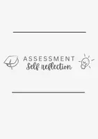 Vorschau - Arbeitsblätter - Self reflection Worksheet - English 6-10 (Selbstreflexion nach Präsentation/Test/Schuljahr) - Deckblatt