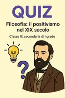 anteprima - Quiz - Quiz: Filosofia del XIX secolo, la corrente del positivismo - Pagina di copertina