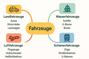 Vorschau - Arbeitsblätter - Arbeitsblatt "Fahrzeuge" + interaktive Lösung & MP3 + Mindmap - Seite 3