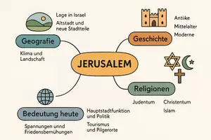 Vorschau - Arbeitsblätter - Arbeitsblatt "Jerusalem" + Onlineübung & MP3 + Mindmap + Infografik - Seite 3