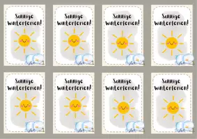 Vorschau - Anderer Materialtyp - Winterferiengrüße Weihnachtsferien Grüße - Seite 1