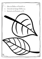 Vorschau - Mal- und Bastelvorlagen - Fensterdeko Herbst Laub Blätter Öltrick Fensterbilder Kunst - Seite 3