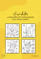 Vorschau - Mal- und Bastelvorlagen - Herbst Ausmalbilder - kostenlos - Deckblatt
