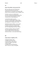 Vorschau - Test - Deutsch Klausur Lyrik – Rainer Maria Rilke Das Karussell & Günter Kunert Gottgleich (inkl. Erwartungshorizont) - Seite 2