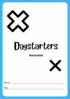 Voorbeeld - Dagstarters maaltafels - Voorblad