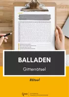 Vorschau - Arbeitsblätter - Balladen - Gitterrätsel - Deckblatt