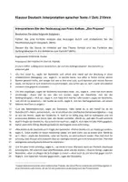 Vorschau - Test - Kafka: Der Prozess Klausur: / Im Dom / 210min / Sek2 mit EWH - Seite 1