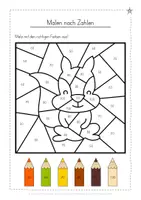 Vorschau - Arbeitsblätter - Rechnen und Malen Zehnerzahlen Herbst differenziert Addition - Seite 3