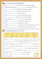 Voorbeeld - Simple Past vs Present Perfect Werkbladen Mega Pakket – Engels (28 pagina’s) - Pagina 3