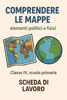 anteprima - Esercizi - Comprendere le mappe: Elementi politici e fisici - Pagina di copertina