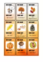 Vorschau - Spiele - Ich habe ... Wer hat ...? Herbst Grundschule Sek I DaZ - Seite 2