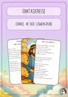 Vorschau - Mal- und Bastelvorlagen - Daniel in der Löwengrube - Deckblatt