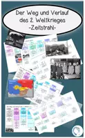 Vorschau - Arbeitsblätter - Der Weg und Verlauf des 2. Weltkrieges-Zeitstrahl - Deckblatt