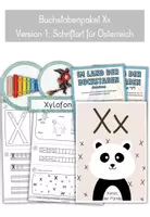 Vorschau - Arbeitsblätter - X/x Buchstabenpaket (Poster, Geschichte, Arbeitsblätter) - Seite 2