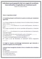 anteprima - Esercizi - Individuare punti geografici dati con coppie di coordinate - Pagina 1