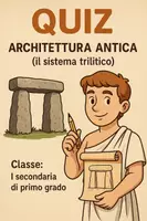 anteprima - Quiz - Quiz: Architettura antica (il sistema trilitico) - Pagina di copertina