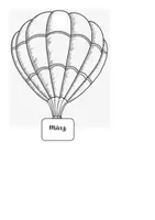 Vorschau - Mal- und Bastelvorlagen - Geburtstagskalender Heißluftballon - Seite 3