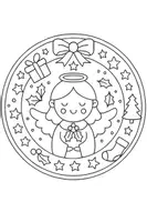 Vorschau - Mal- und Bastelvorlagen - Mandala Weihnachten - Seite 3