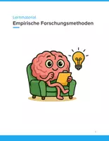 Vorschau - Unterrichtsreihen - Empirische Forschungsmethoden – Unterrichts- und Lernmaterial (Sek II & Hochschule) - Deckblatt