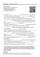 Vorschau - Arbeitsblätter - Arbeitsblätter zum Thema "Seilbahn" + Lösung & MP3 + Mindmap + Infografik - Deckblatt