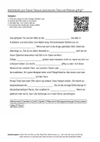 Vorschau - Arbeitsblätter - Arbeitsblätter zum Thema "Warum sind manche Tiere und Pflanzen giftig?" + Lösung & MP3 + Mindmap - Deckblatt