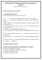 anteprima - Esercizi - Cartografia e orientamento (schede di lavoro) - Pagina 1