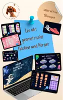 Vorschau - Arbeitsblätter - Geometrische Körper und Flächen - interaktive Übungen - Deckblatt