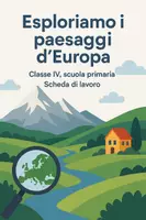anteprima - Esercizi - Esploriamo i paesaggi d´Europa - Pagina di copertina