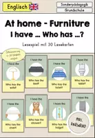 anteprima - Schede informative - At home Furniture (Mobili) I have who has...? Gioco di lettura differenziato - Inglese - Pagina di copertina