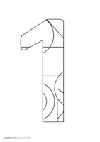 Vorschau - Arbeitsblätter - ZAHLEN AUSMALEN MANDALA INNEN - 0 bis 9 - KOSTENFREI A4 - Seite 2