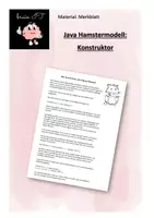 Vorschau - Merkblätter - Java Hamstermodell: Der Konstruktor - Seite 2