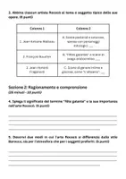 anteprima - Compiti in classe/Test - Movimenti artistici del XVIII secolo: Stile e caratteristiche dell'arte rococò - Pagina 2