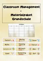 Vorschau - Anderer Materialtyp - Classroom Management ab Klasse 1 (hellgelb) - Deckblatt
