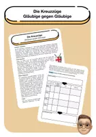 Vorschau - Arbeitsblätter - Die Kreuzzüge - Gläubige gegen Gläubige - Deckblatt
